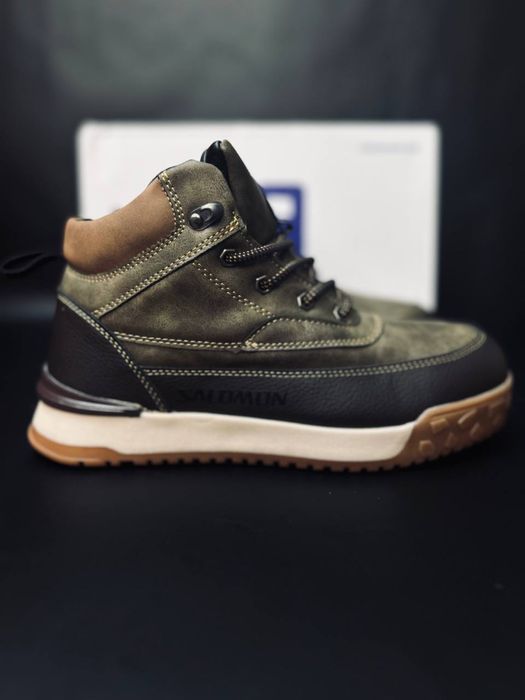 Зимние Кроссовки-Хайкеры Salomon / трекинговые ботинки Саломон Саламон