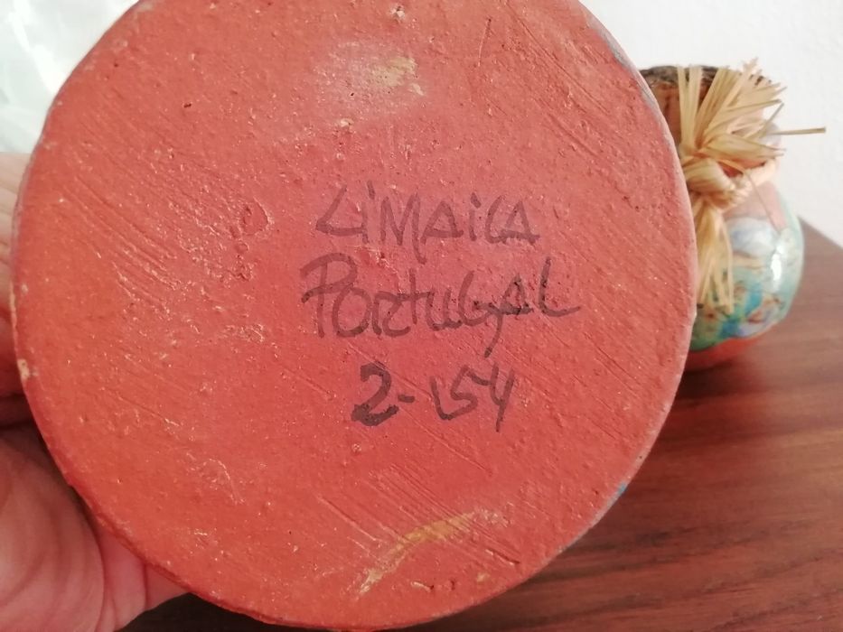 Lamparina e pote em barro