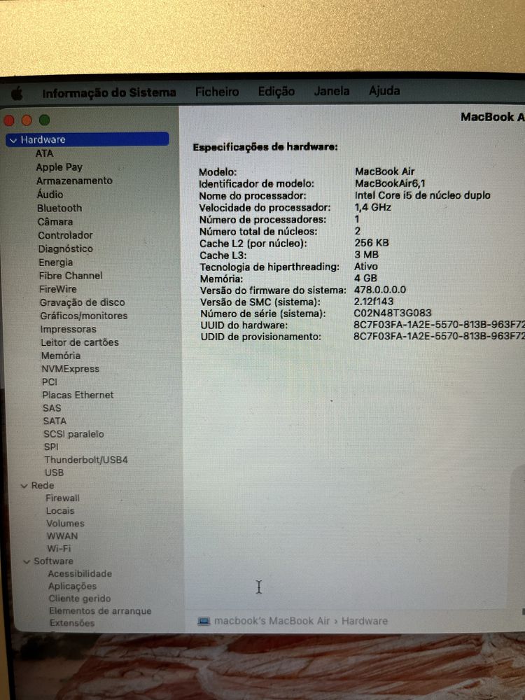 Apple MacBook Air 11 ,