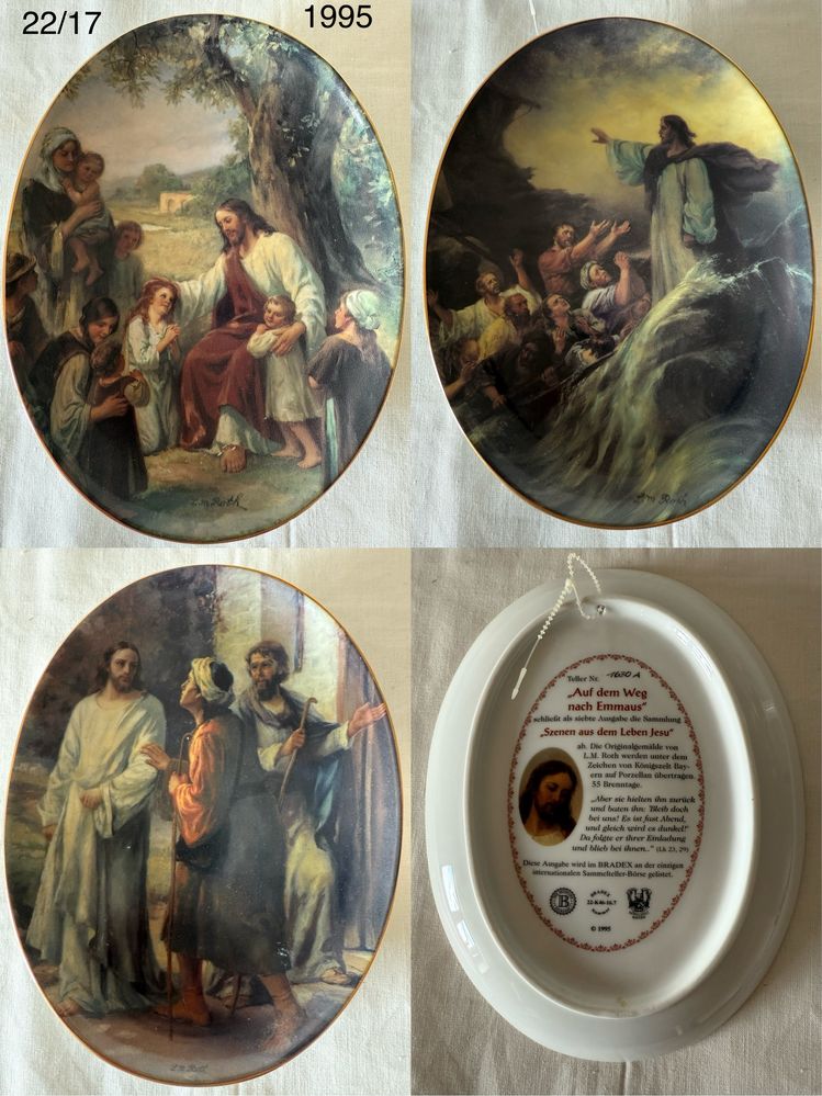 Вінтажні панно настінні Сцени з життя Ісуса Христа