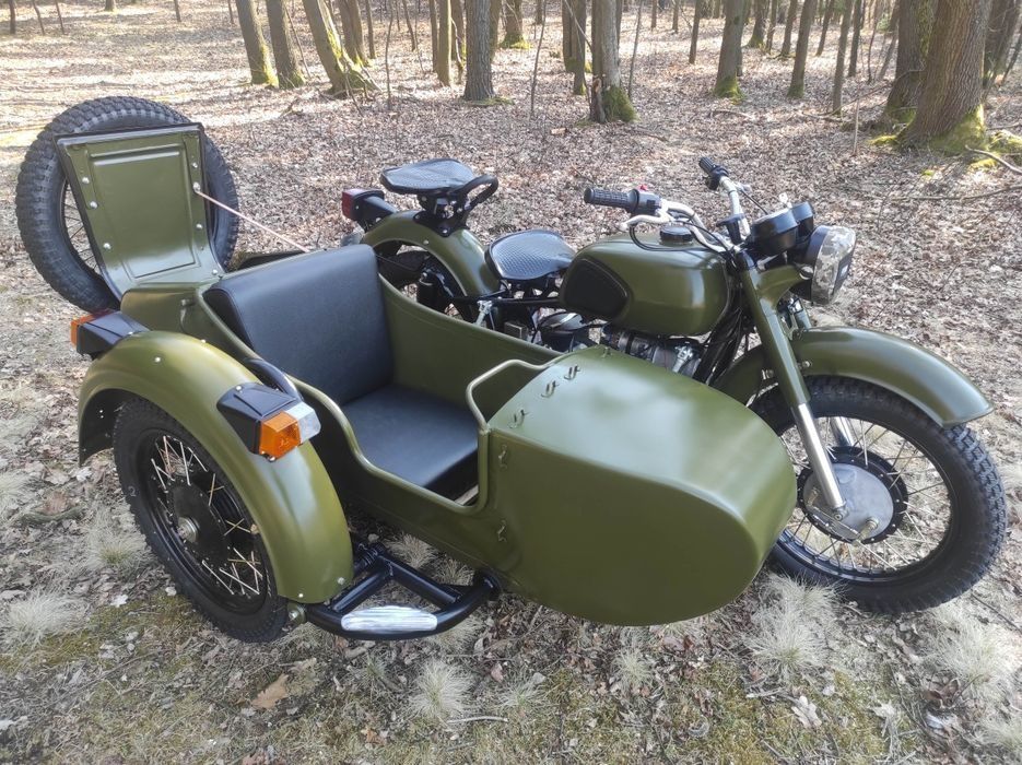Tłumiki układy wydechowe K750 Dniepr Ural M72 remonty motocykli tłoki