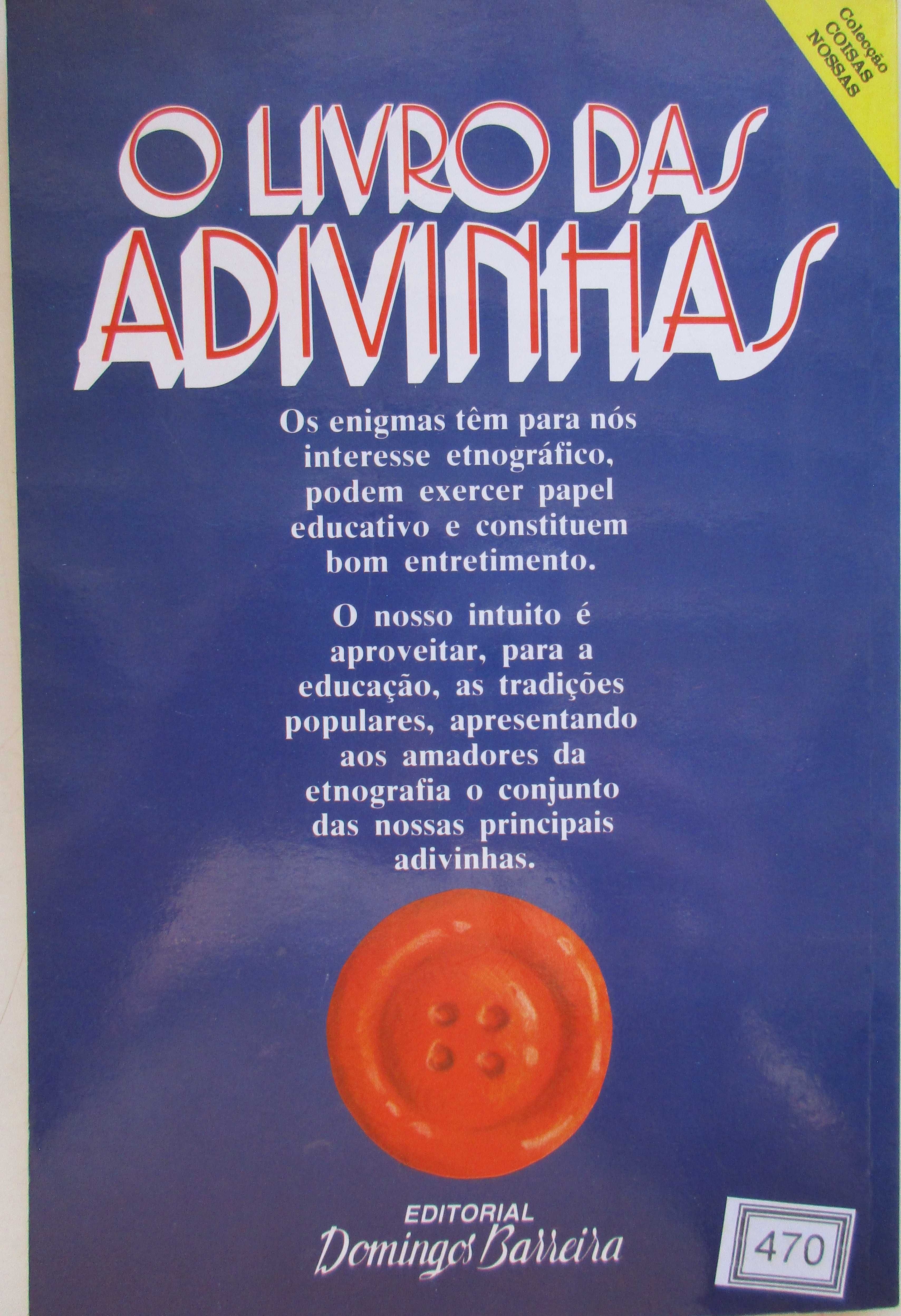 Augusto César Pires de Lima - - - O Livro das Adivinhas - - - -  Livro