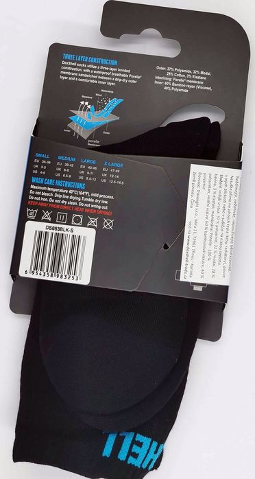 DexShell Ultra Thin Crew Skarpety Wodooporne Rozmiar S 36-38