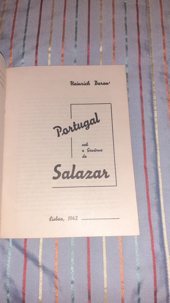 Portugal sob governo de Salazar 1942 Heinrich Baron