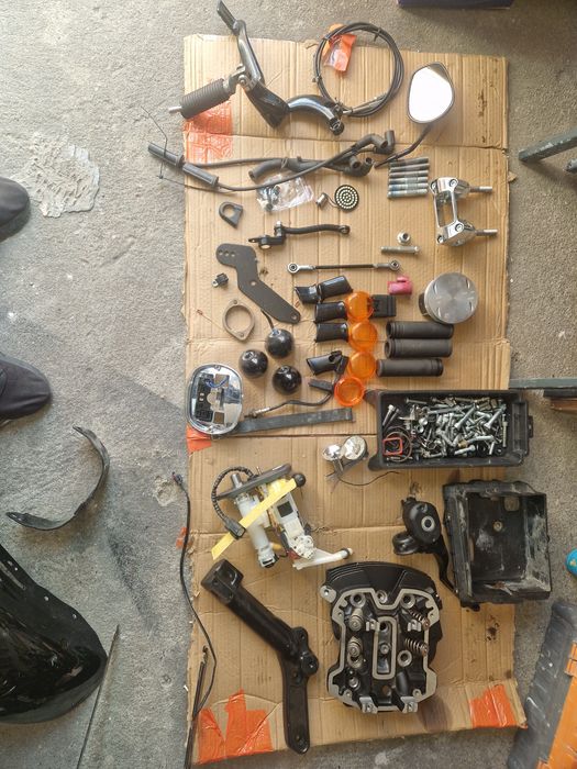Części harley davidson okazja porządki garażowe