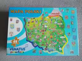 Puzzle Mapa Polski 45 elementów Venatus