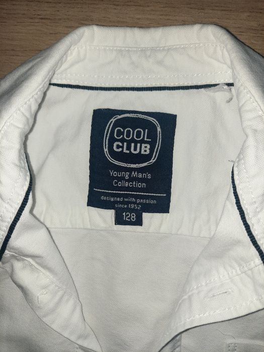 Koszula chłopięca biała 128 SMYK