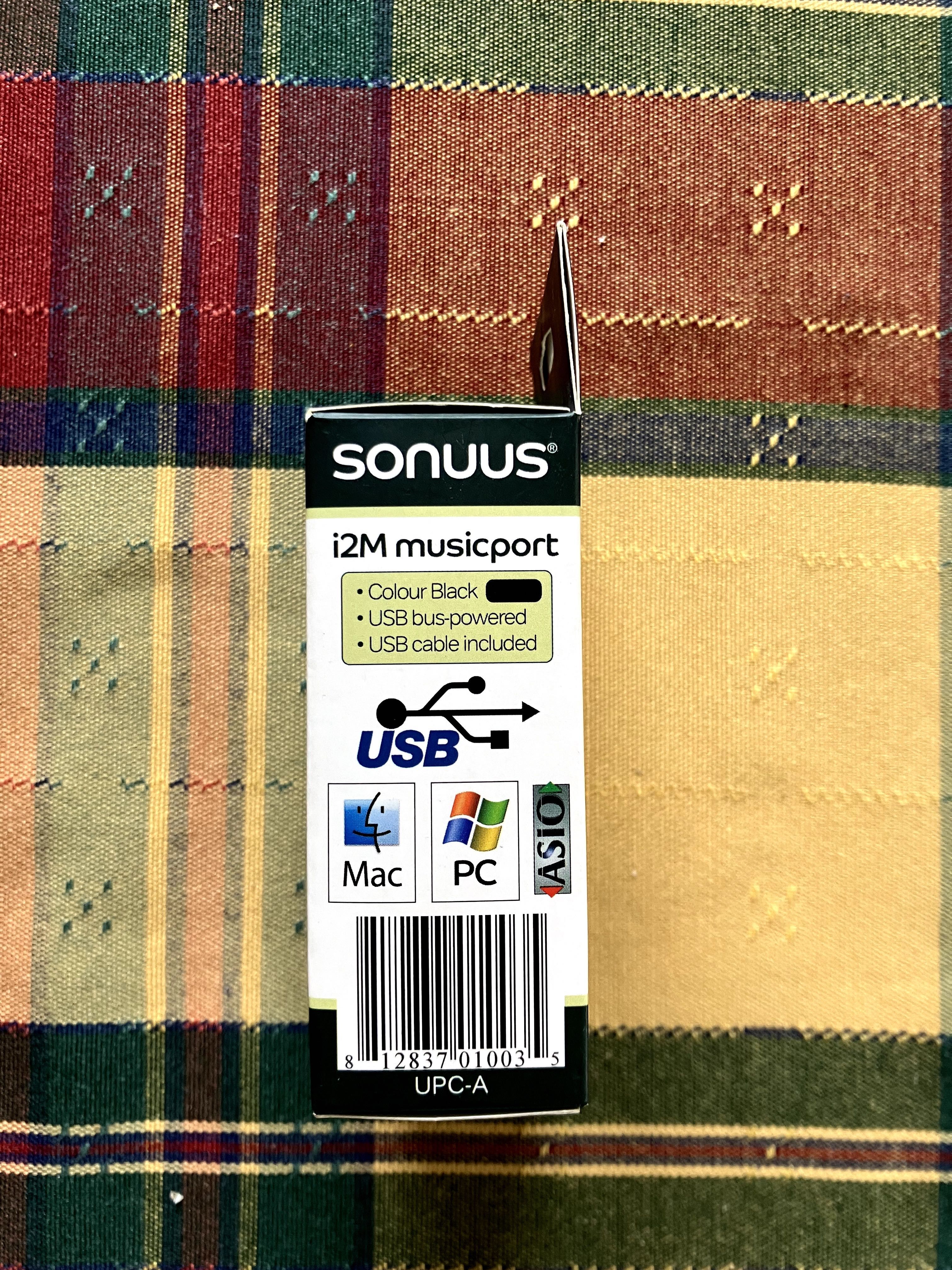 Sonuus i2M Musicport to konwerter MIDI & Hi-Z USB Audio Interface