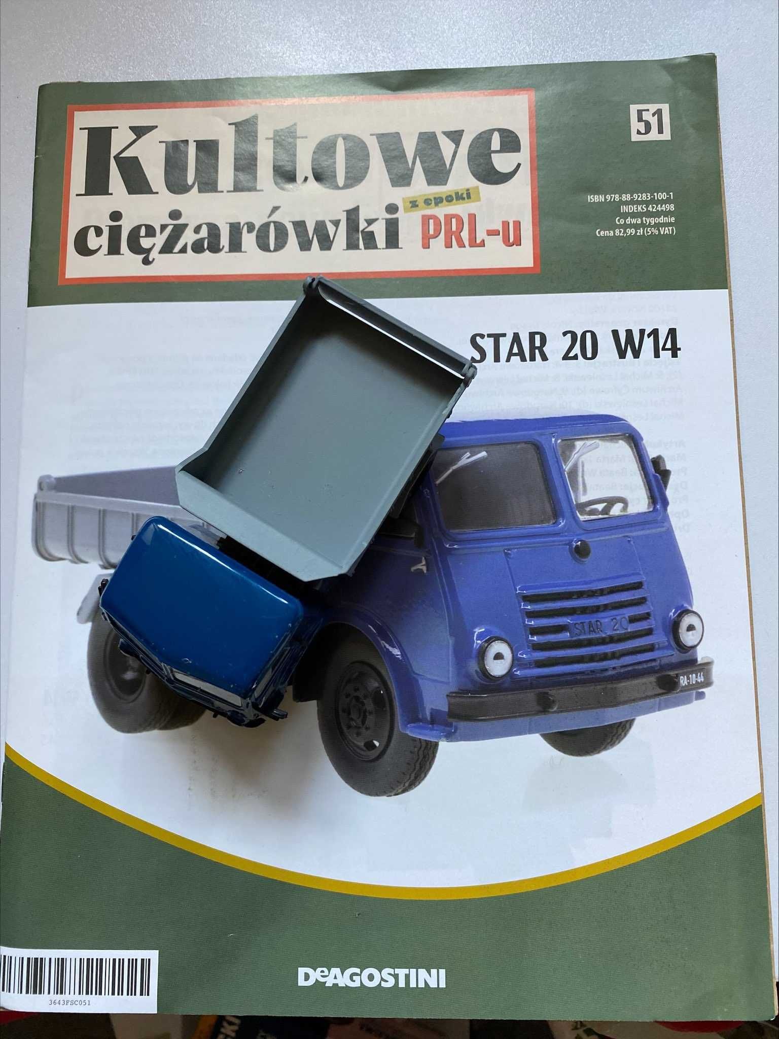 STAR 20 W14- Kultowe Ciężarówki PRL nr 51 NOWY - OKAZJA