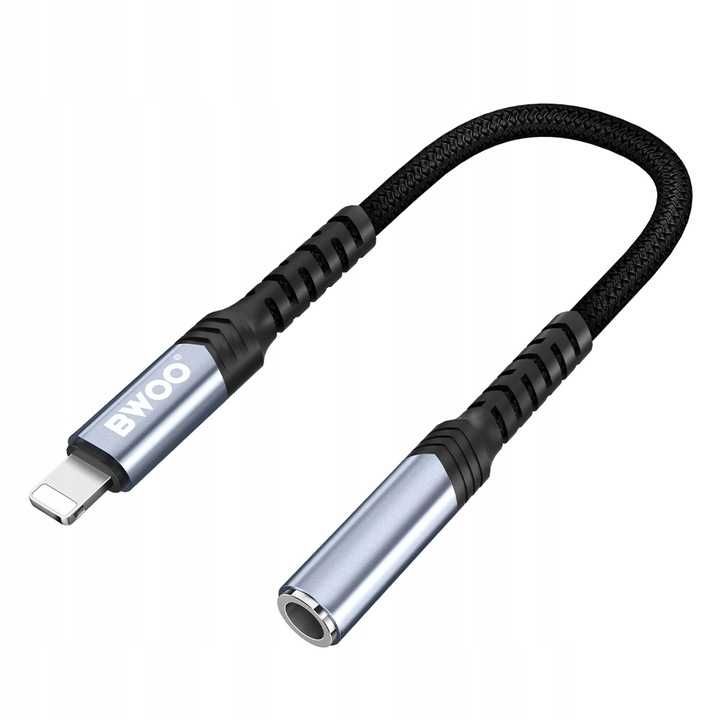 BWOO BZ48 Adapter słuchawek iPhone Lightning na Jack 3,5mm Sklep Wawa