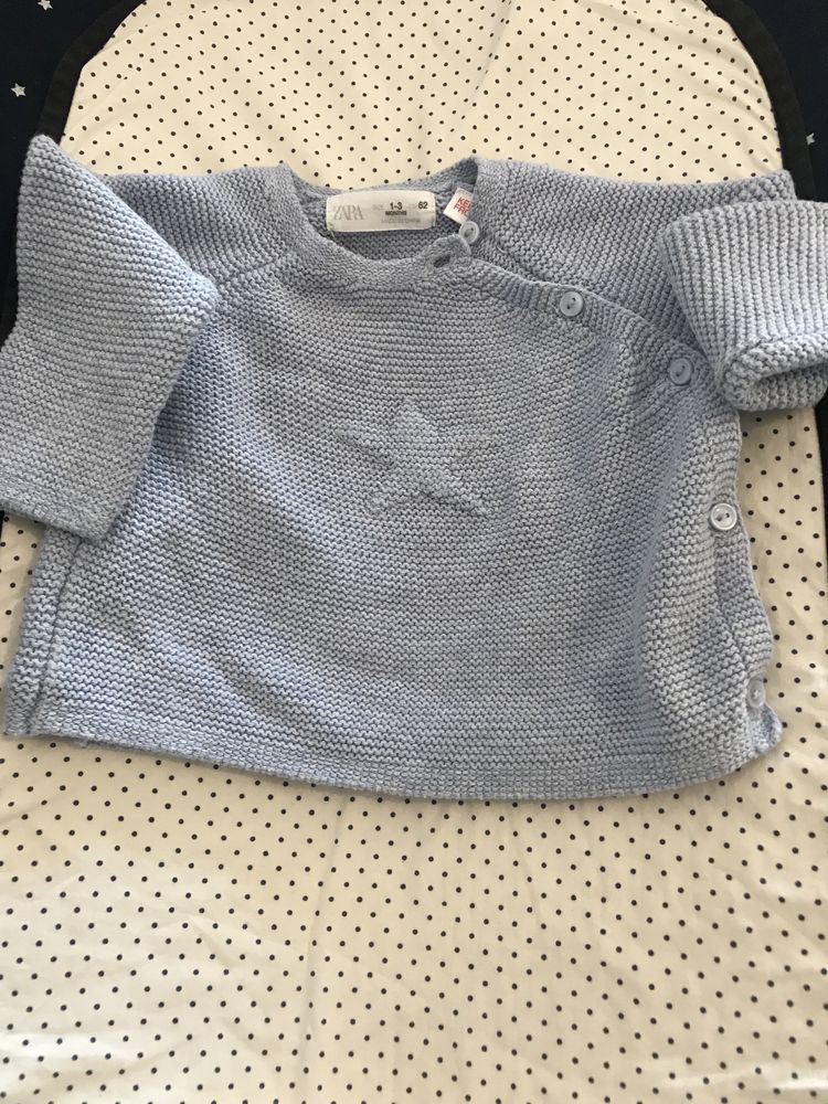 Roupa malha bebé menino Zara (1 a 3 meses)