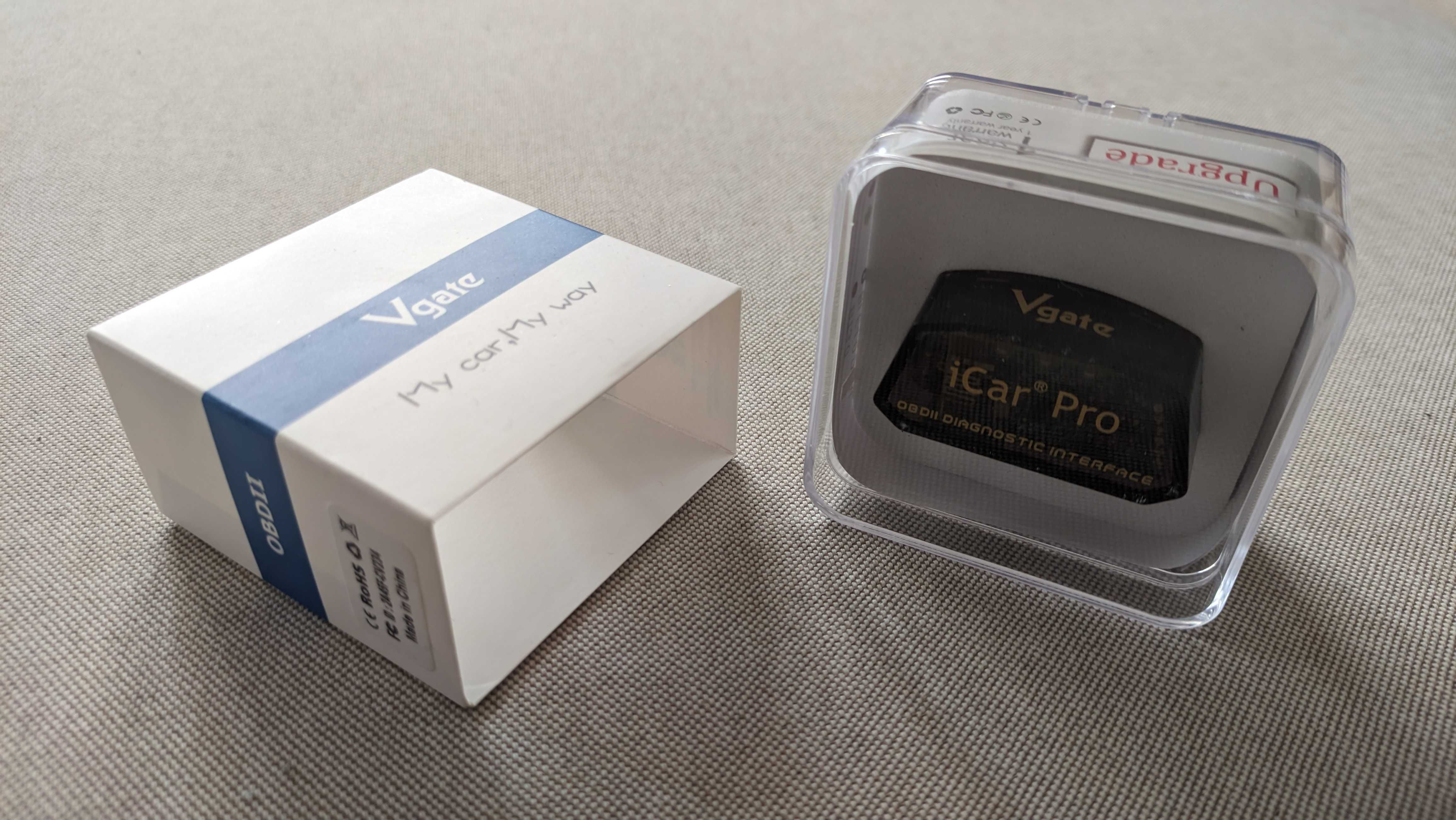 Interfejs Android OBD Vgate iCar Pro BT 3.0 OBD2 nieużywany oryginalny