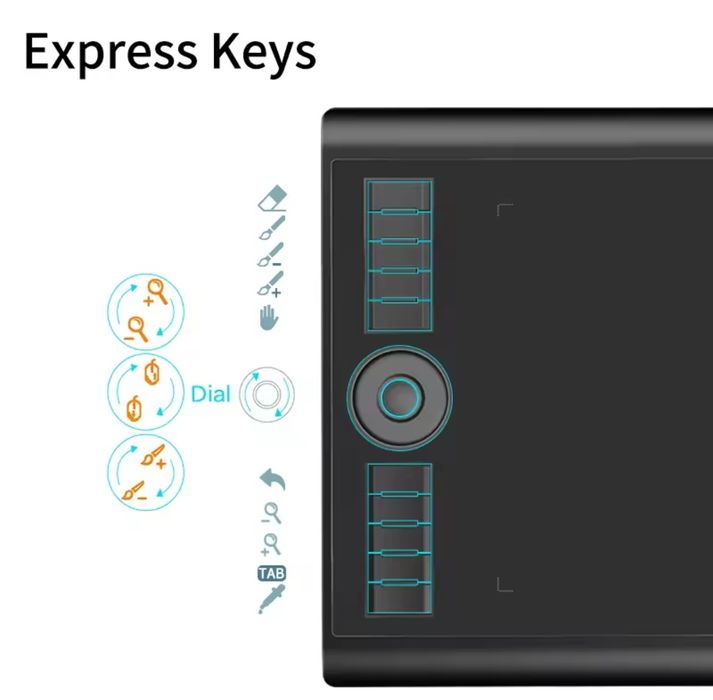 Tablet Gráfico GAOMON M10K Pro