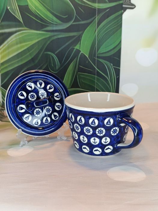 Smalcówka ceramiczna pojemnik  na dżem owsiankę ceramika Bolesławiec