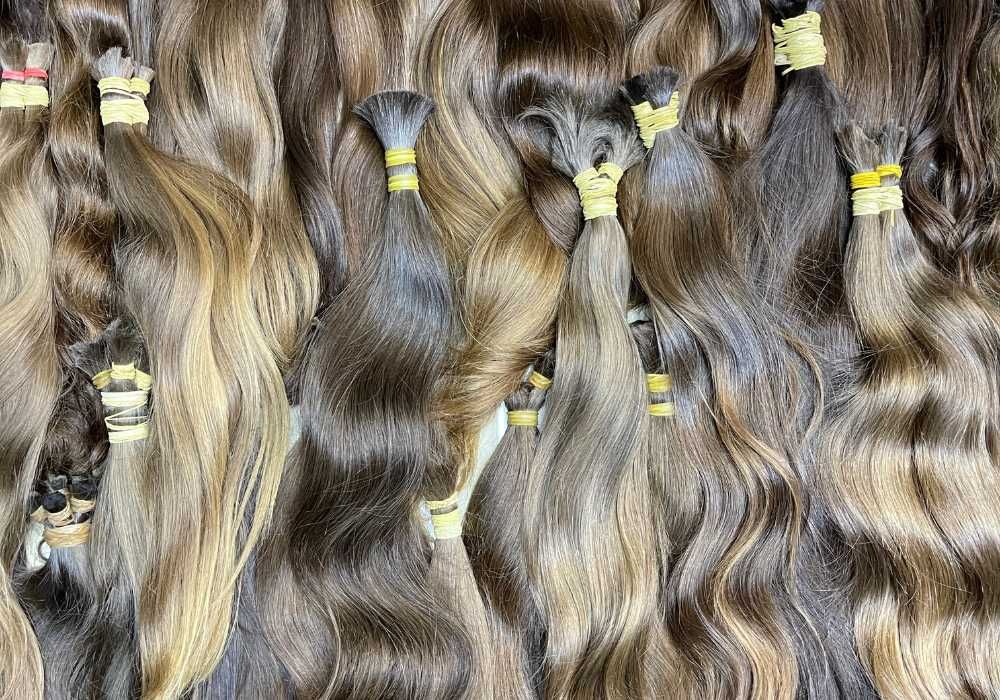 100% натуральне слов'янське волосся, купити волосся для нарощення