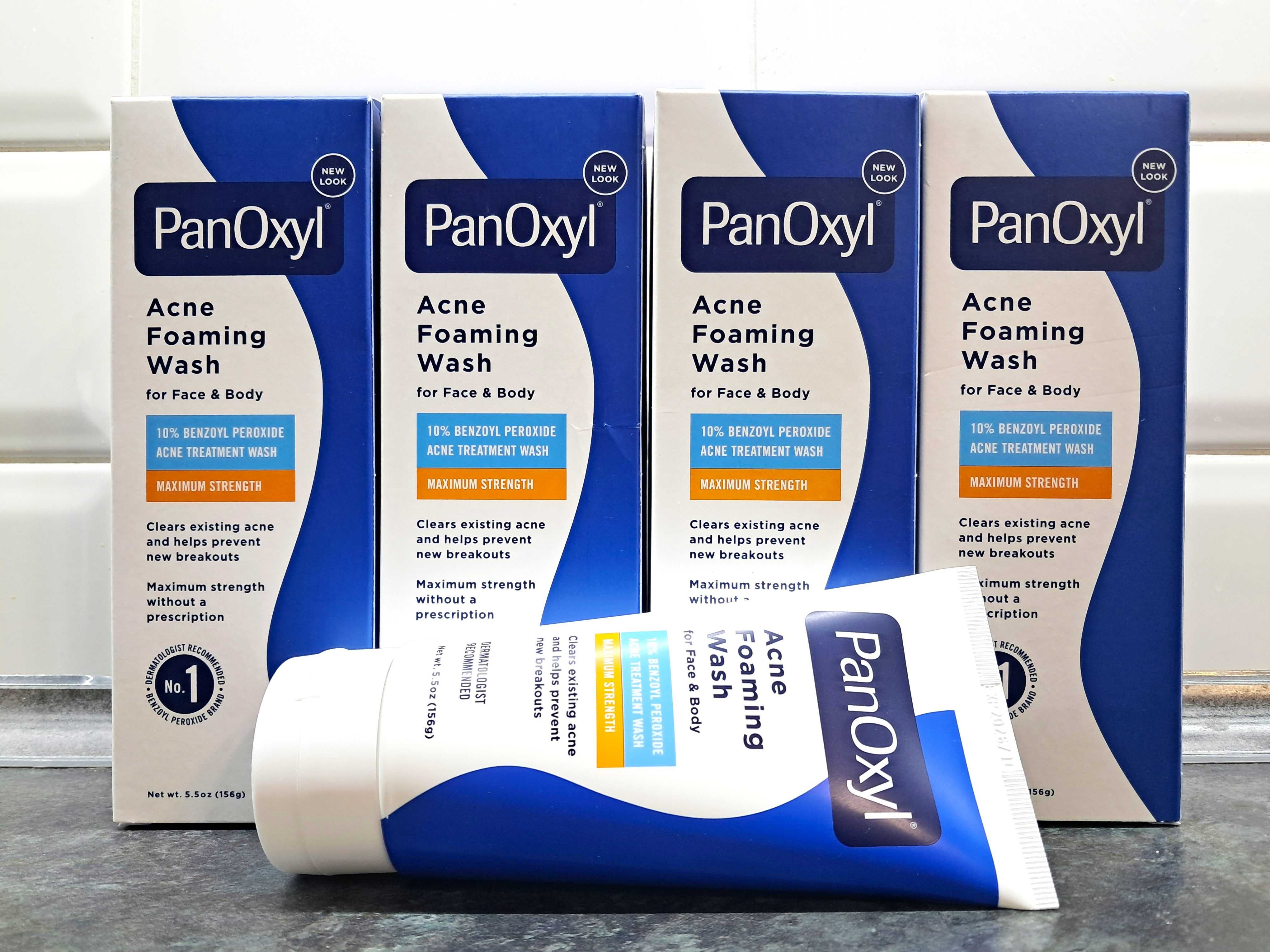 PanOxyl, Acne Foaming Wash, For Face & Body (156г), от акне, от прыщей