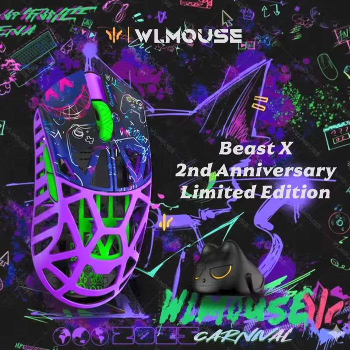 Ігрова Миша WLMOUSE Beast X Pro Magnesium 8000Hz Limited Edition
