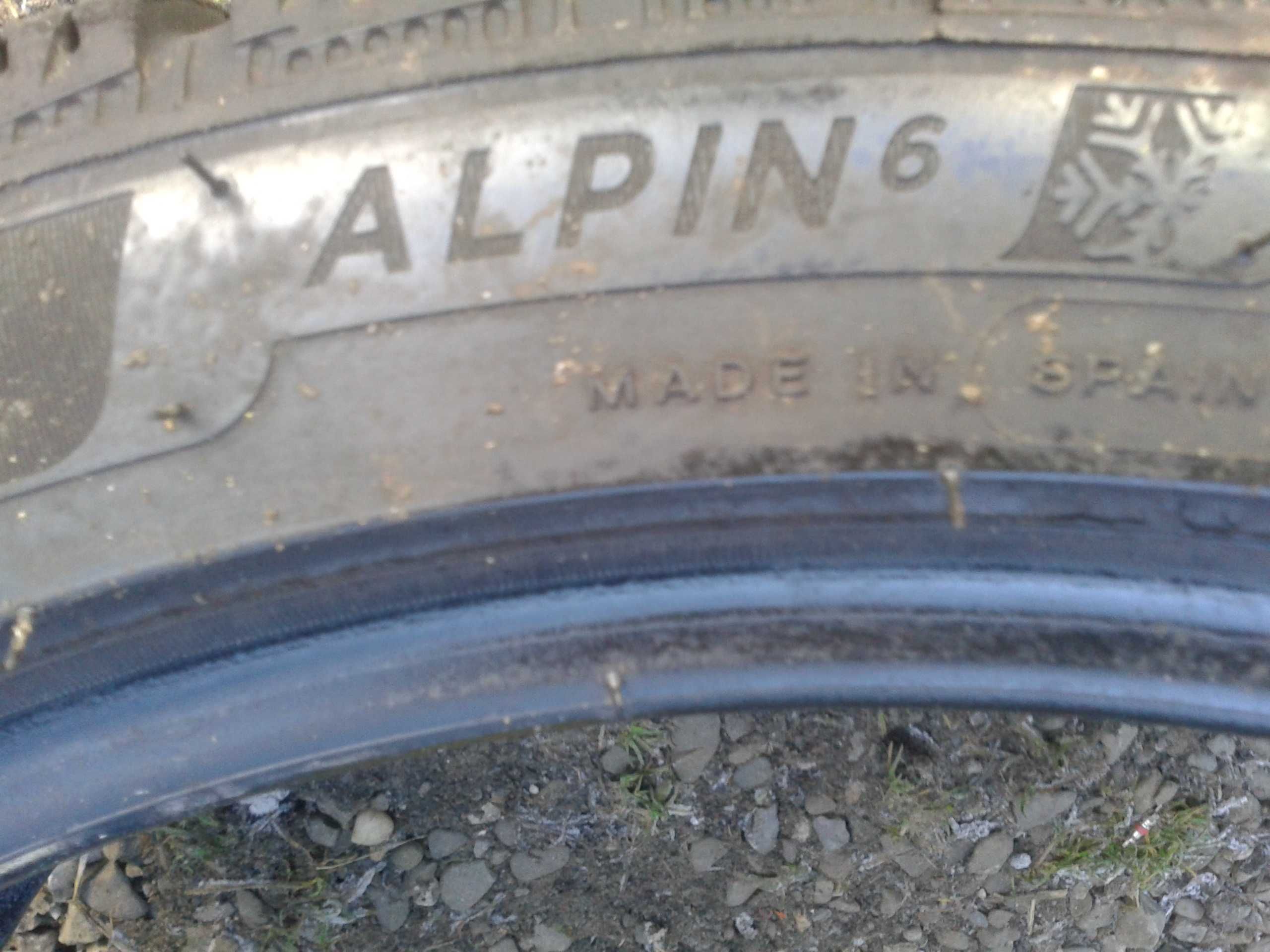 opony r17 michelin 205 45 alpin 6 jak nowe mielec 21rok cena za 2szt