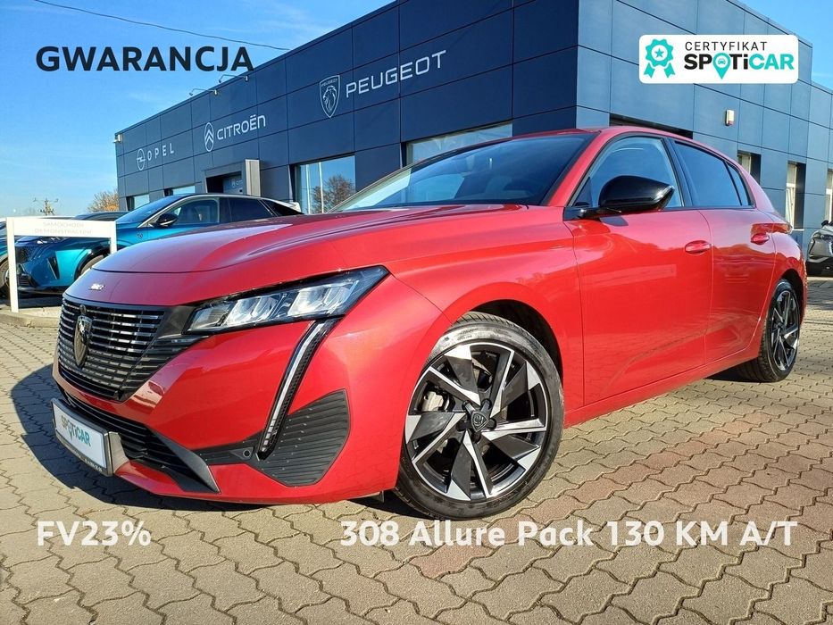 Peugeot 308 #46# Allure Pack AUTOMAT 130 KM / I wł. / GWARANCJA / FV23%