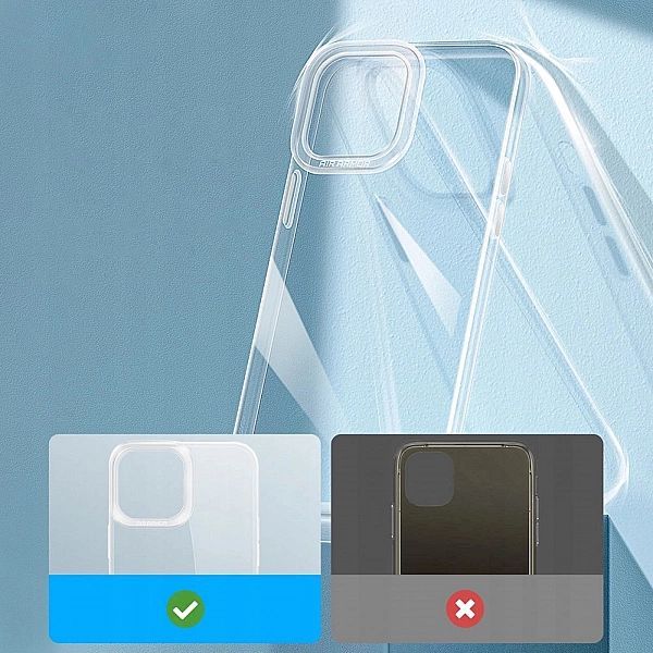 Etui Baseus do iPhone 13 Pro Max Bezbarwne - Smukła i Przezroczysta Oc
