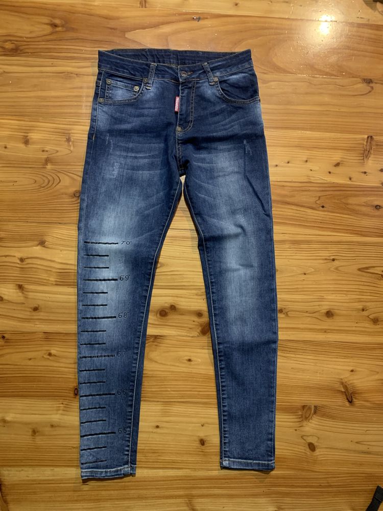 Jeansy Dsquared2 Spodnie designer dsq2 vintage made in italy 27