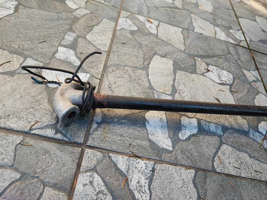 Przedwojenny kinkiet,lampa przed dom,art deco