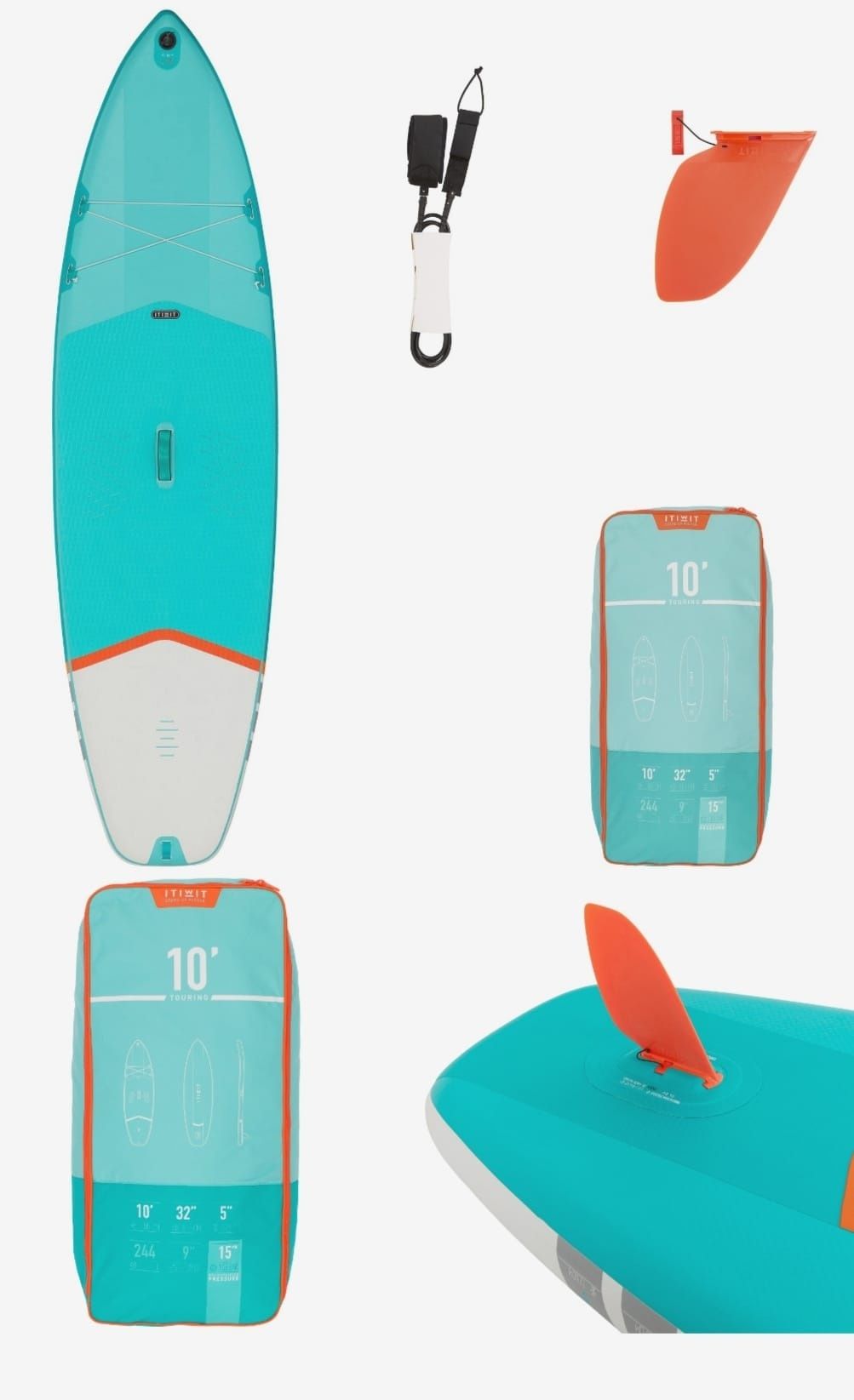 Prancha Stand Up Paddle Insuflavel 10'' + Pagaia + Bomba