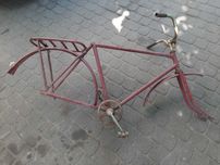 Stary zabytkowy rower rama