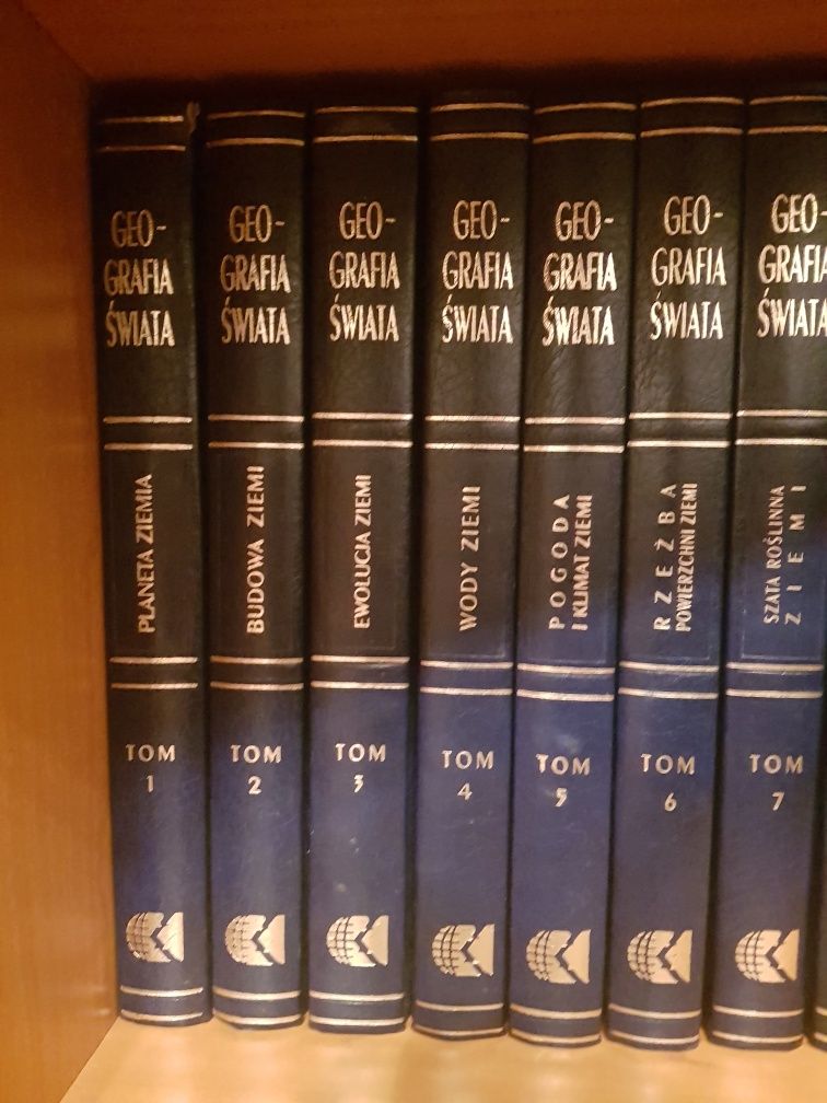 Wielka Encyklopedia Geografii Świata Kurpisz 1995 tom od 1 do 22