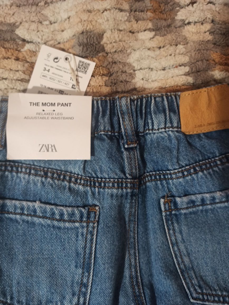 Джинсы ZARA дитячі джинси Мom Fit