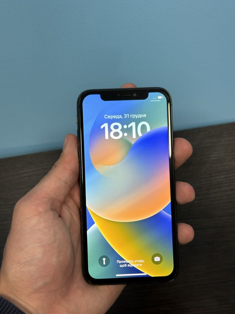 Iphone X 256 Gb Space Grey Neverlock, АКБ 100%