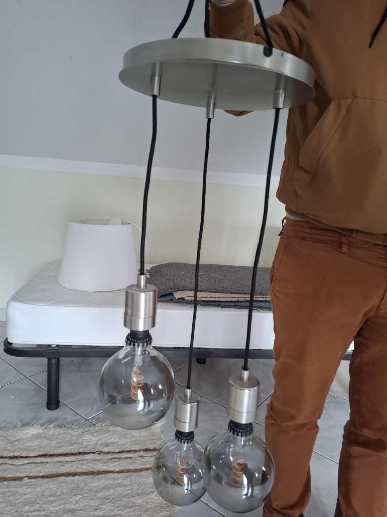 Candeeiro suspensão Skaftet com 3 Lâmpadas
