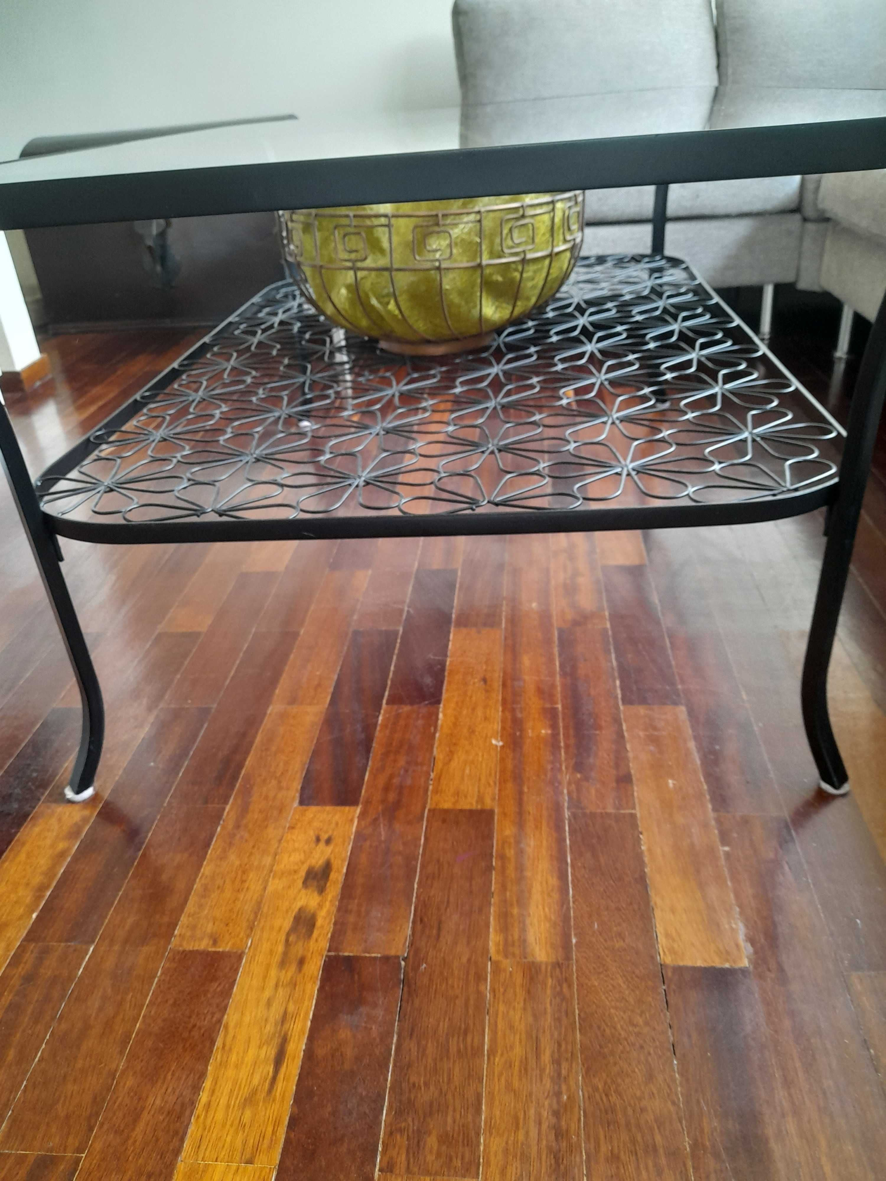 Mesa de Vidro para centro de Sala