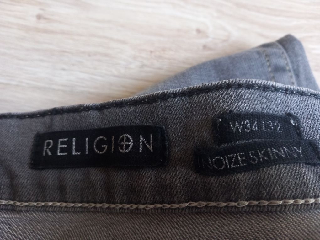Religion męskie spodnie slim fit 32/32