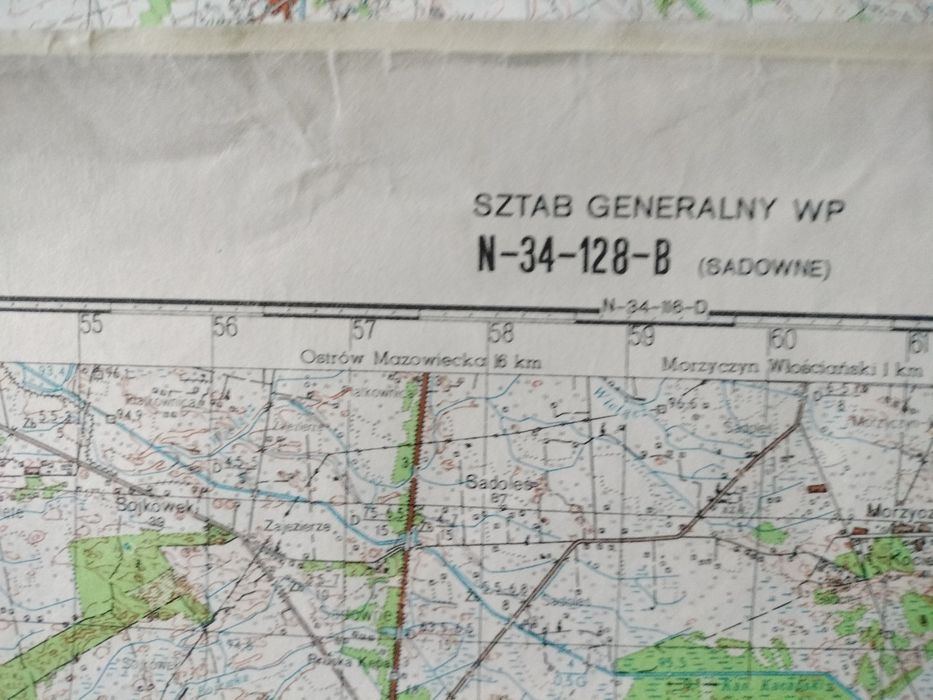 Stare mapy wojskowe topograficzne