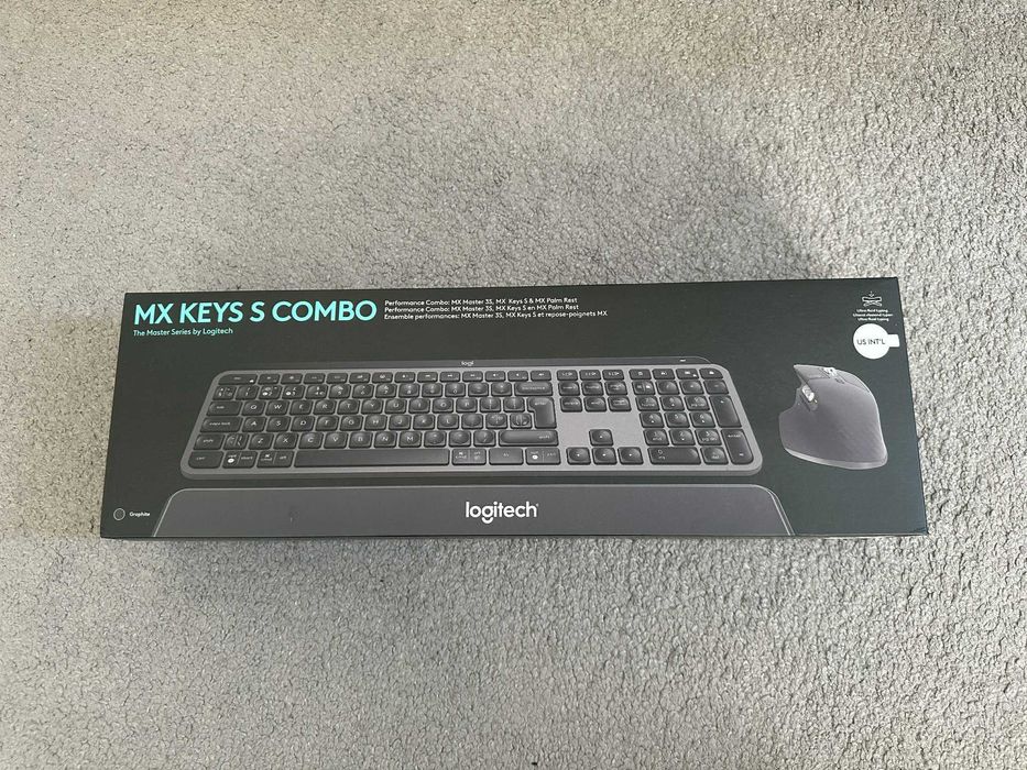 Zestaw MX KEYS S COMBO Logitech - klawiatura, myszka i podpórka