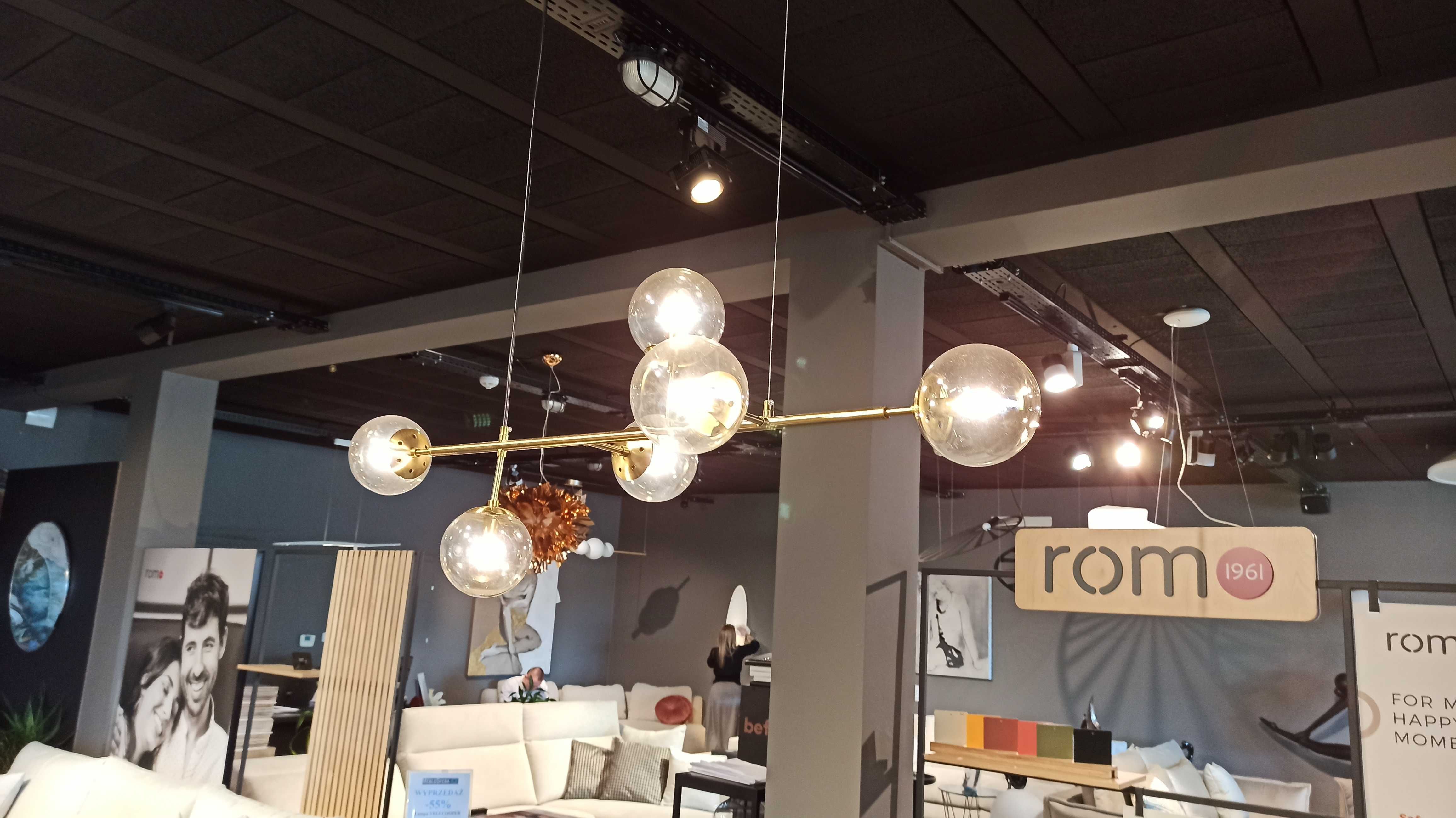 lampa wisząca Helios 6 Azzardo z ekspozycji