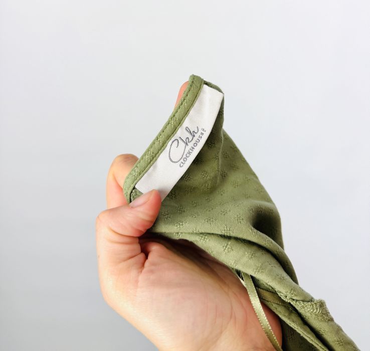 Zielona bluzka kopertowa z wiązaniem 4XL 48 C&A