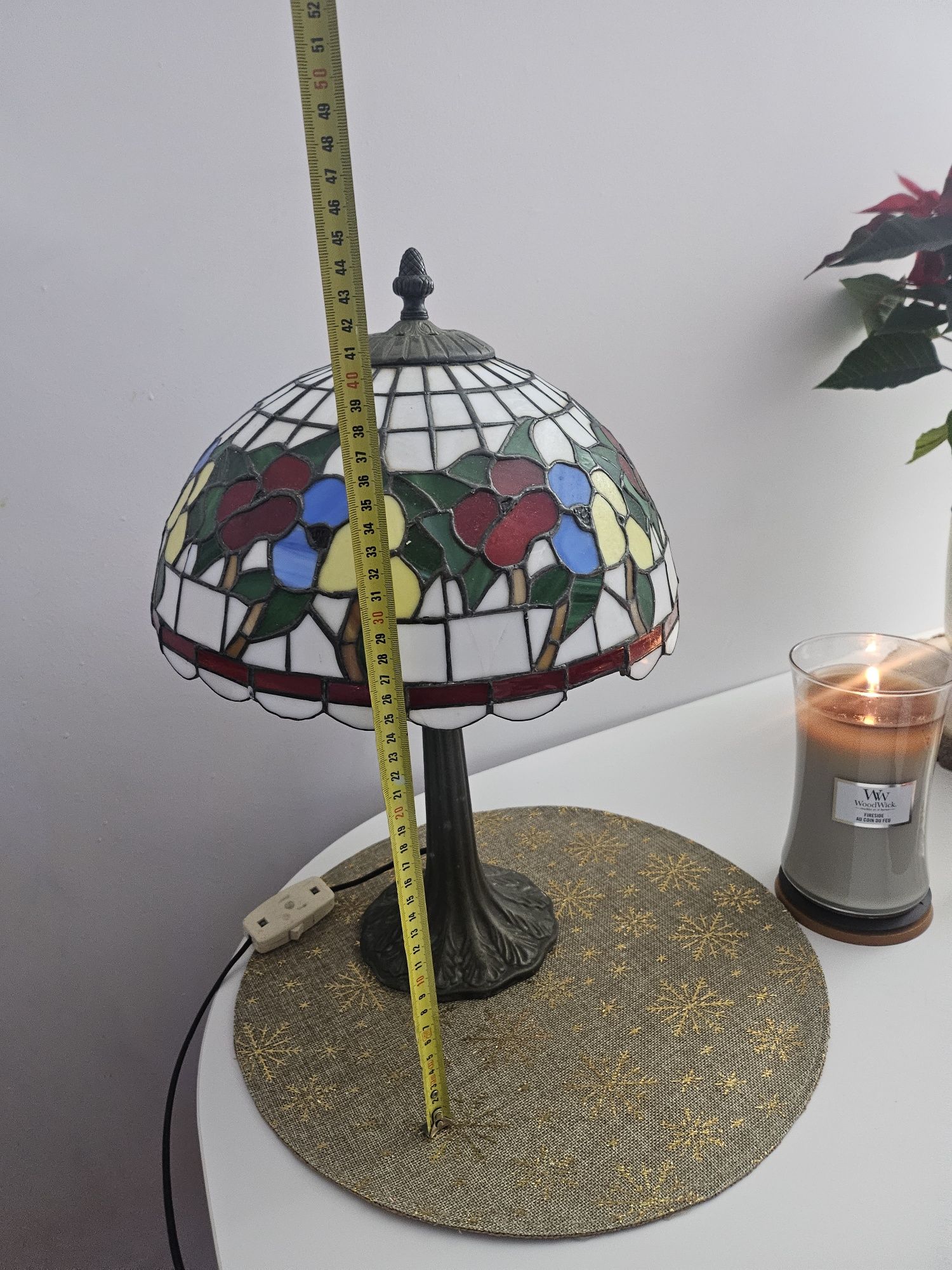 Lampa witrazowa stolowa