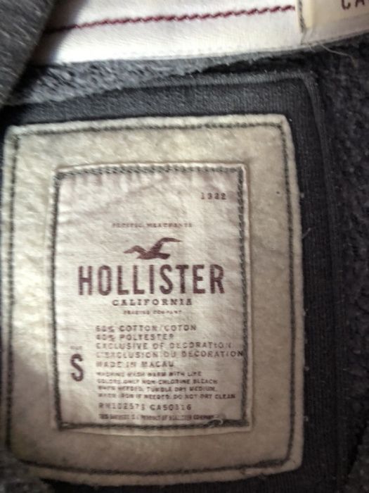 Bluza Hollister rozmiar S kaptur szara
