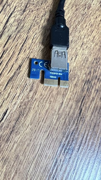 Riser PCI-E 1x-16x USB 3.0 SATA
