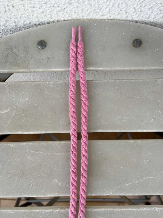 Pink Rope Laces para sapatilhas