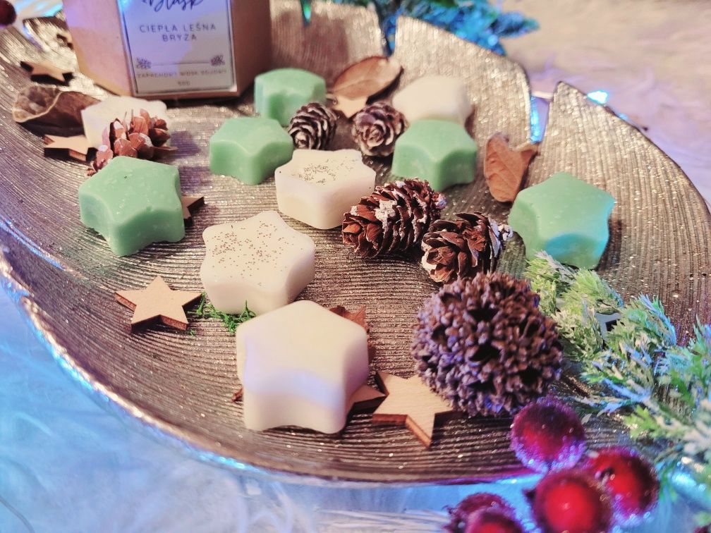 Wosk sojowy do kominka Świeża Lawenda zapachowy handmade 50g prezent