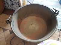 Caldeirao em cobre com pega