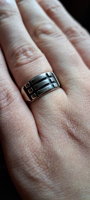 Stary pierscionek Atlantow srebro