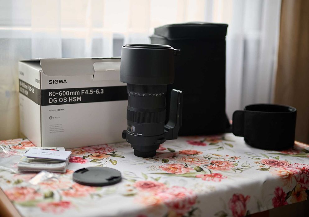 Obiektyw Sigma VR 60-600mm f/4.5-6.3E / Nikon