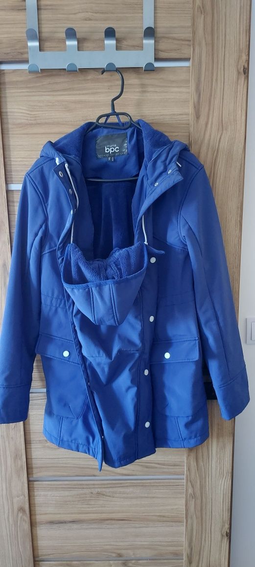 Kurtka softshell ciążowa z wstawką na nosidełko niemowlęce