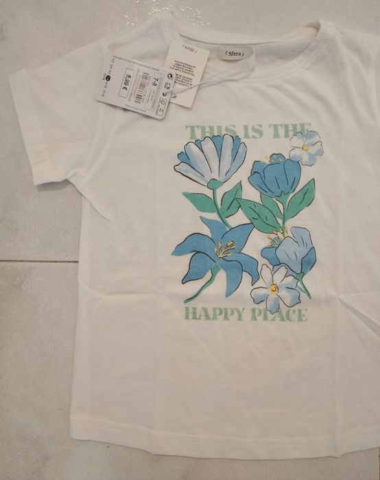 T-shirt Branca Nova da Sfera