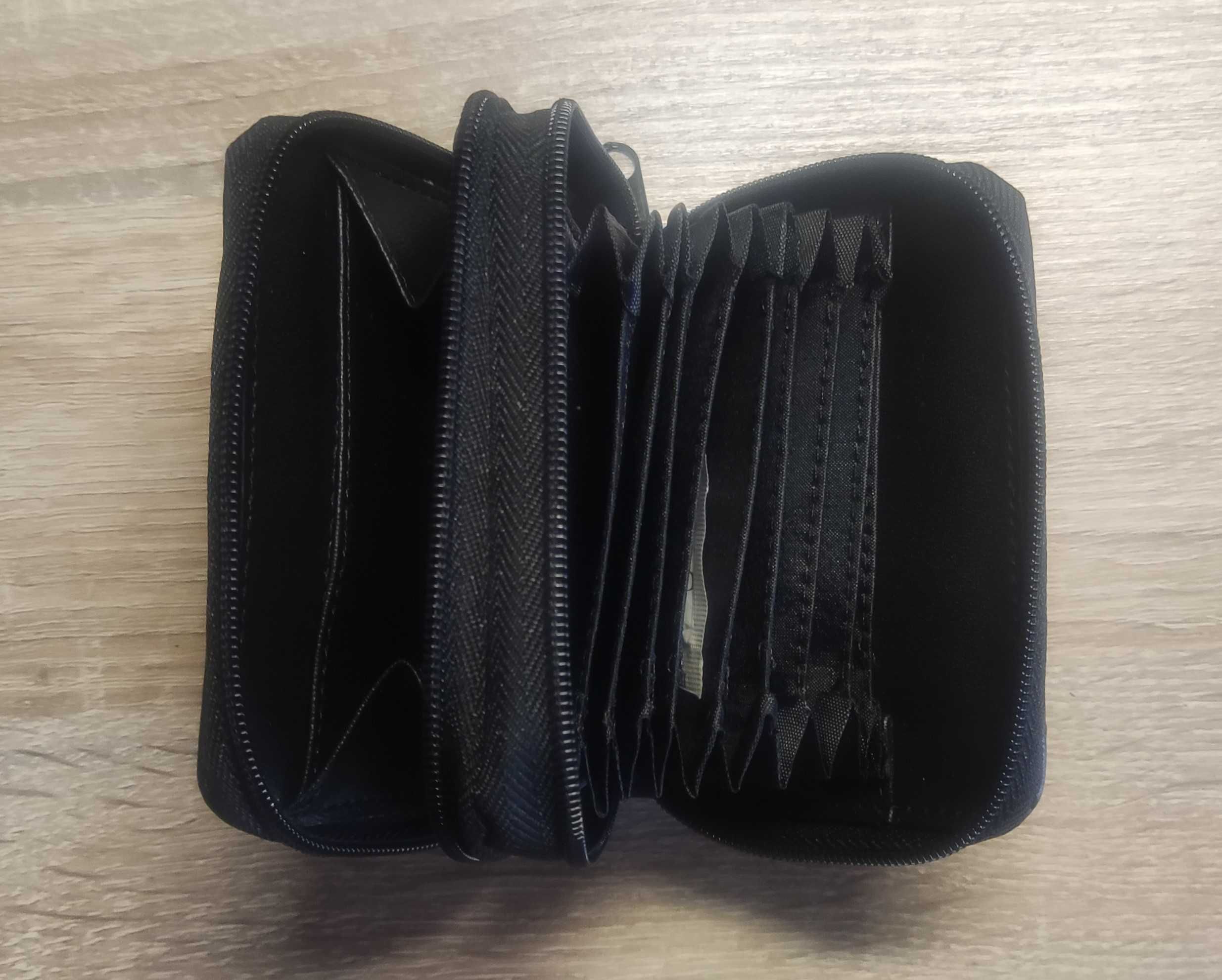 Mały portfel na pieniądze i wizytówki - wizytownik palm sized wallet