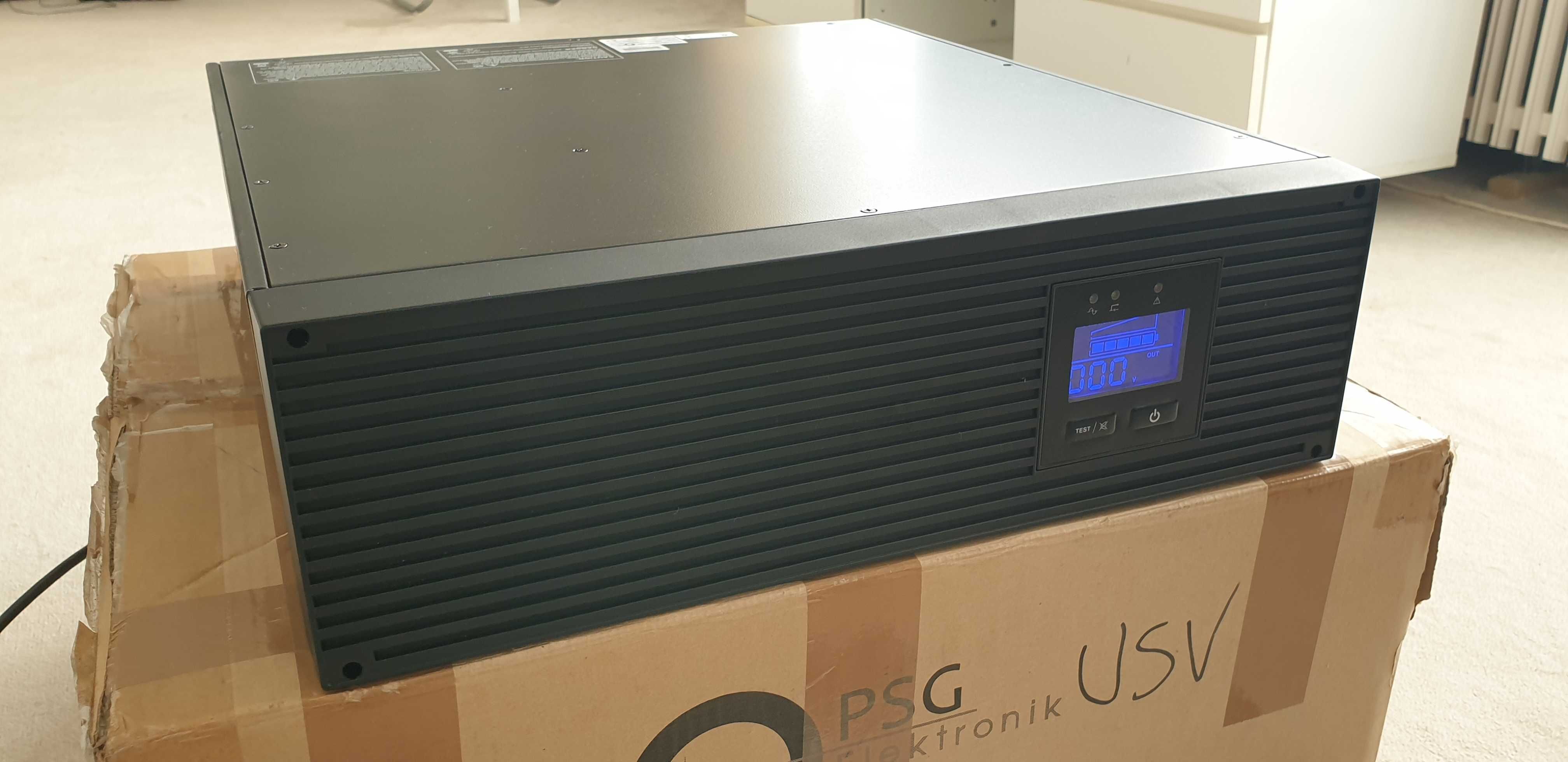 PSG Elektronik Fortis RM2000, 2000VA1400W UPS, Nowy Zasilacz awaryjny